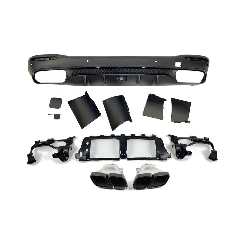 Difusor Trasero Mercedes W167 / X167 GLE / GLS Look 63 2020-2025