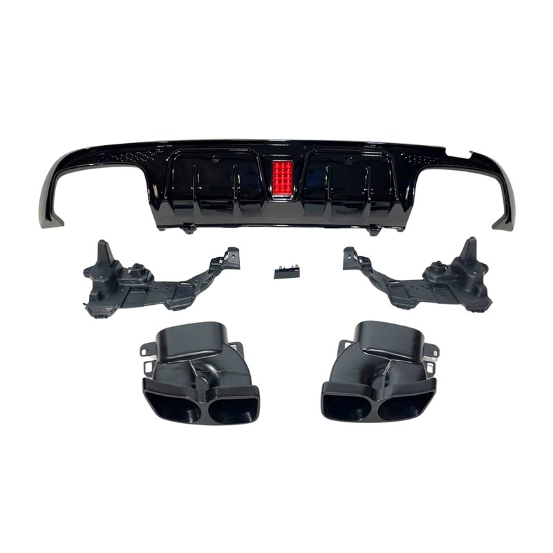Difusor Trasero Mercedes W205 2019+ 4P / SW Look BRS