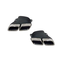 Paragolpes Trasero Mercedes W205 4P 2014-2021 Look C63 New Black