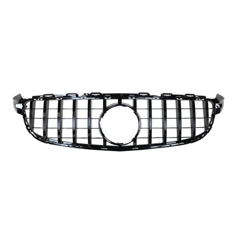 Parrilla Mercedes W205 C63 Look GT Negro Brillante