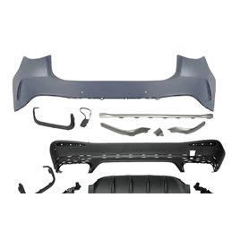 Paragolpes Trasero Mercedes X254 GLC 2023+ look AMG GLC63