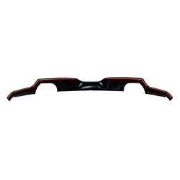 Difusor trasero Toyota Yaris 2021 Look GR 2 Salidas doble
