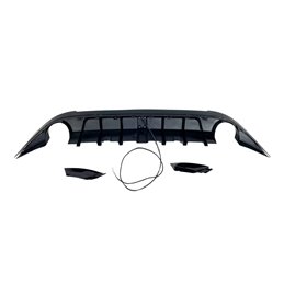 Difusor Trasero Volkswagen Golf 7 Negro Brillante